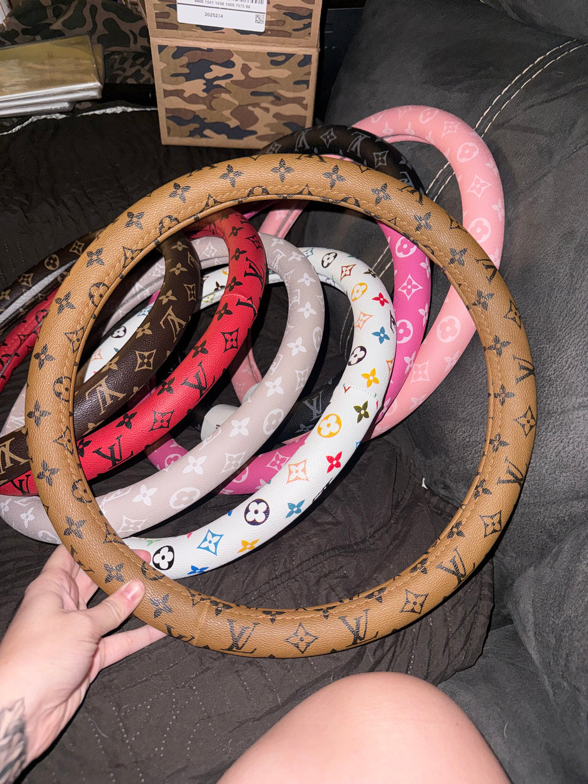 Steering wheel covers