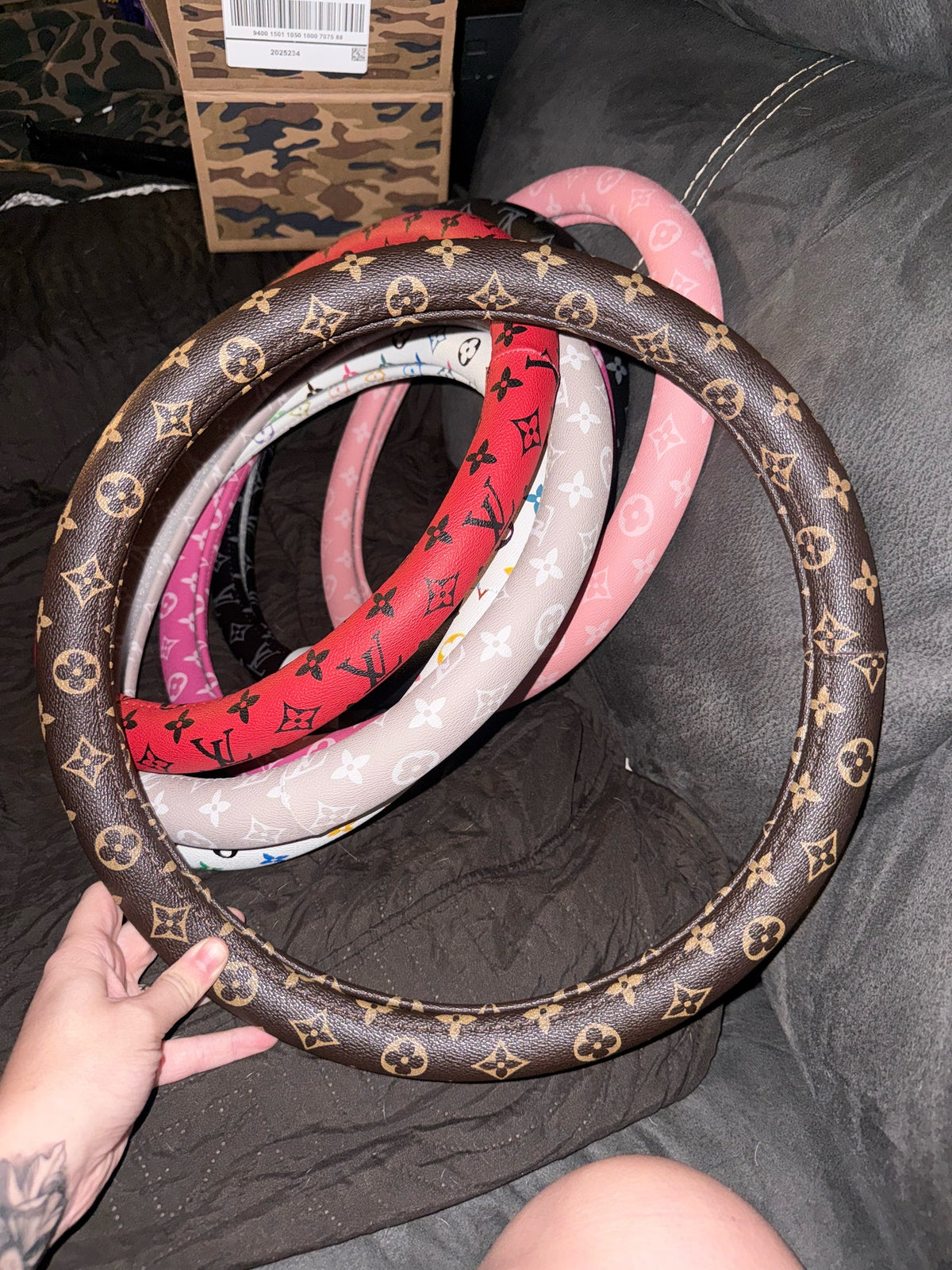 Steering wheel covers