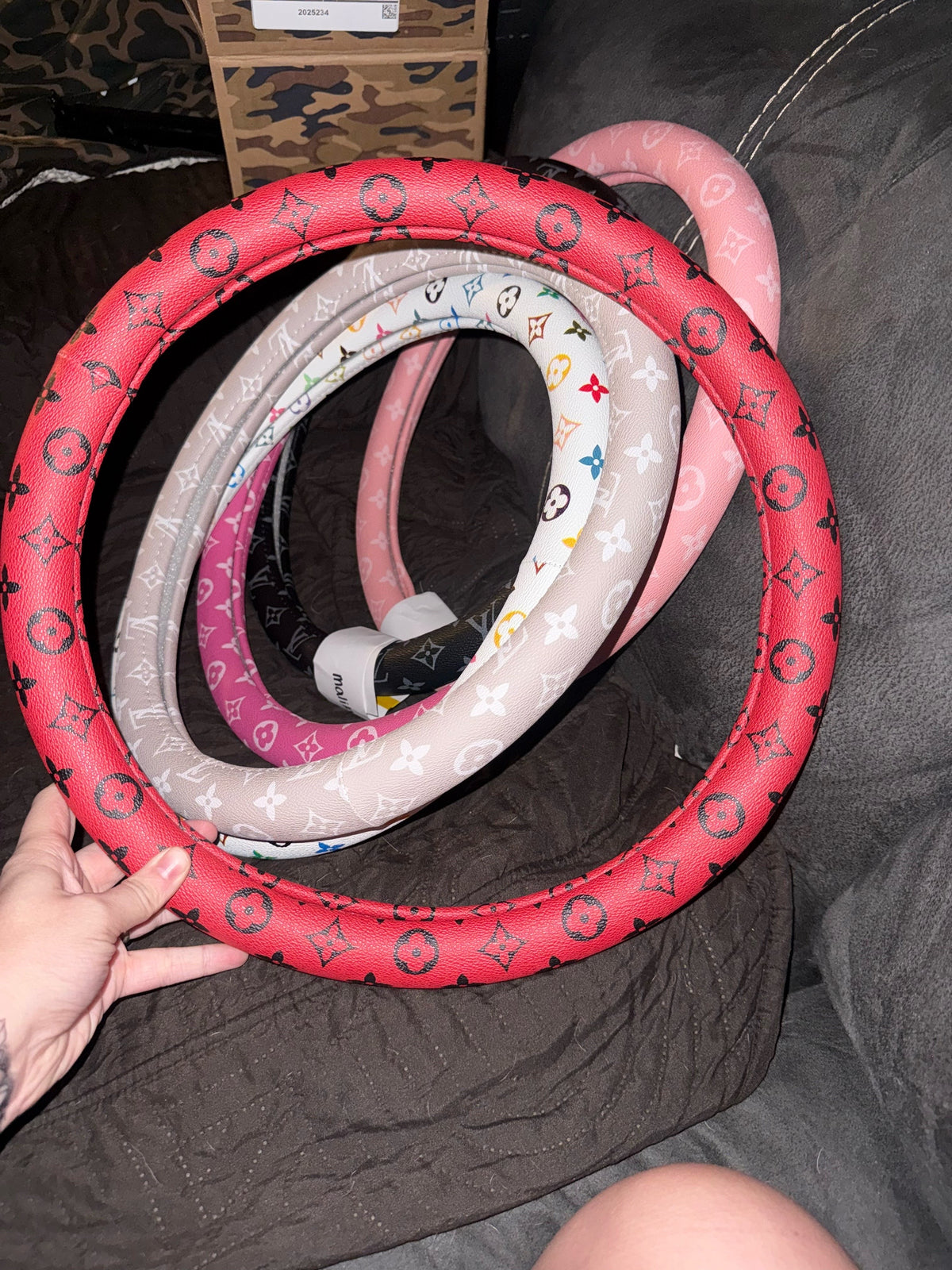 Steering wheel covers